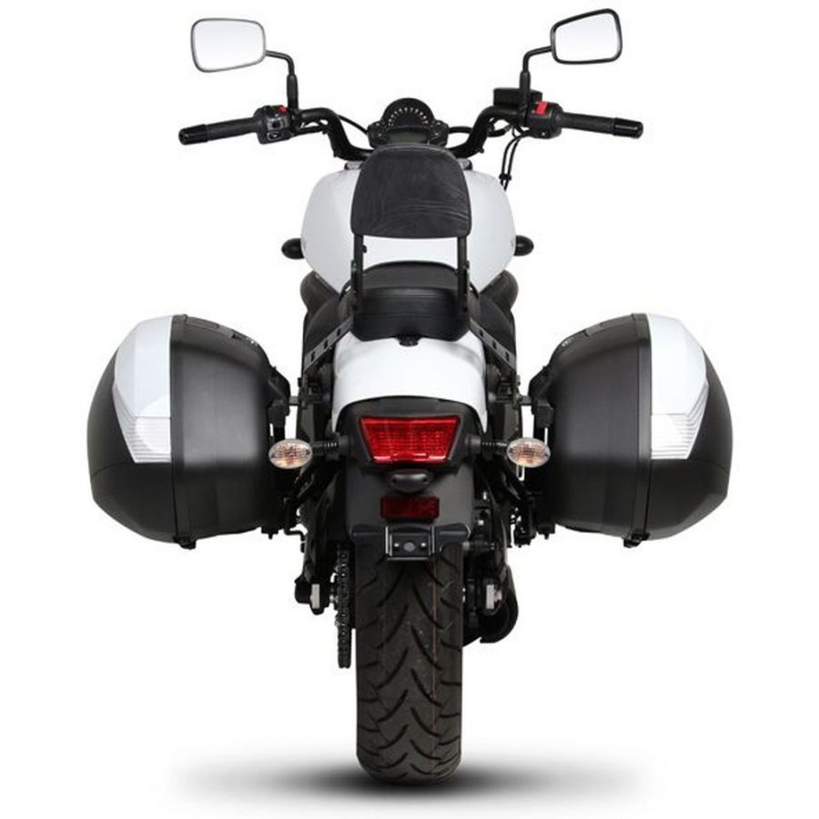 SHAD 3P System + SH23 Seitenkoffer Für Kawasaki Vulcan S 650 (2015-2023) – Schwarz, 46 Liter, Wasserdicht