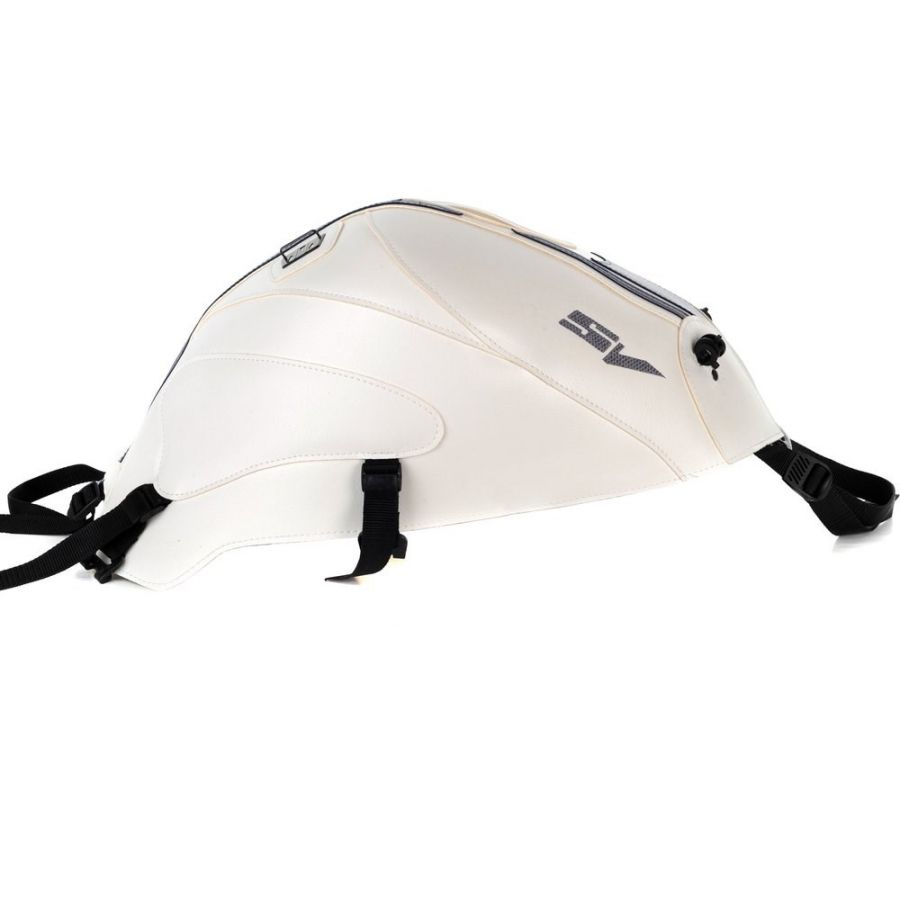Protège réservoir BAGSTER 1455Q SUZUKI SV 650/1000 blanc/bande bleu