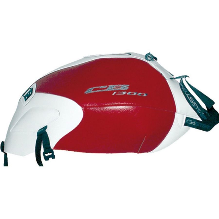 Protège réservoir BAGSTER 1467A HONDA CB 1300 blanc/rouge Moto Expert