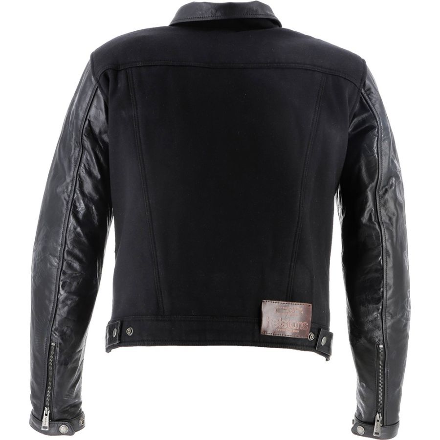 Blouson Helston's Kansas Toile Aramide-Cuir - Moto Expert